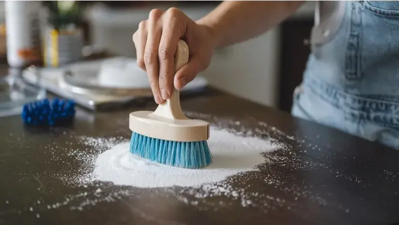 How to Clean fabric Sofa Cushions with Baking Soda: detach, deodorize, and spot clean stains