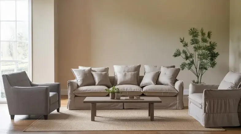 Maintain fabric sofa cleanliness: weekly deodorizing, prompt stain treatment, cushion rotation, and covers