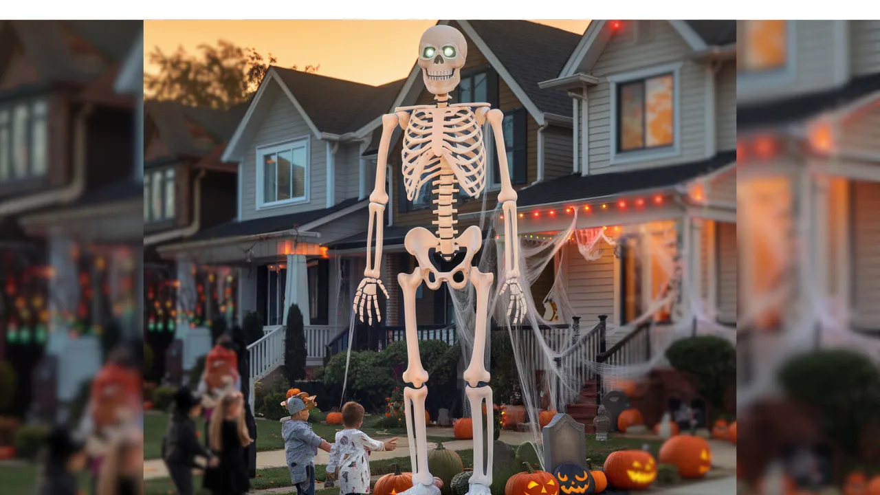 Get the 12-foot skeleton this year to keep up with seasonal trends