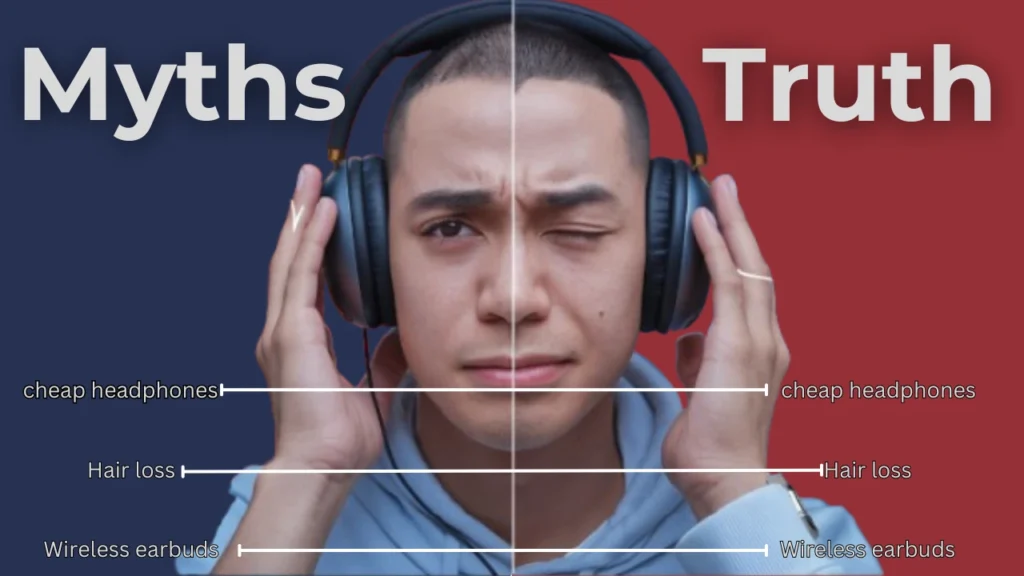 Debunking myths about headphones and hair loss with expert-backed facts