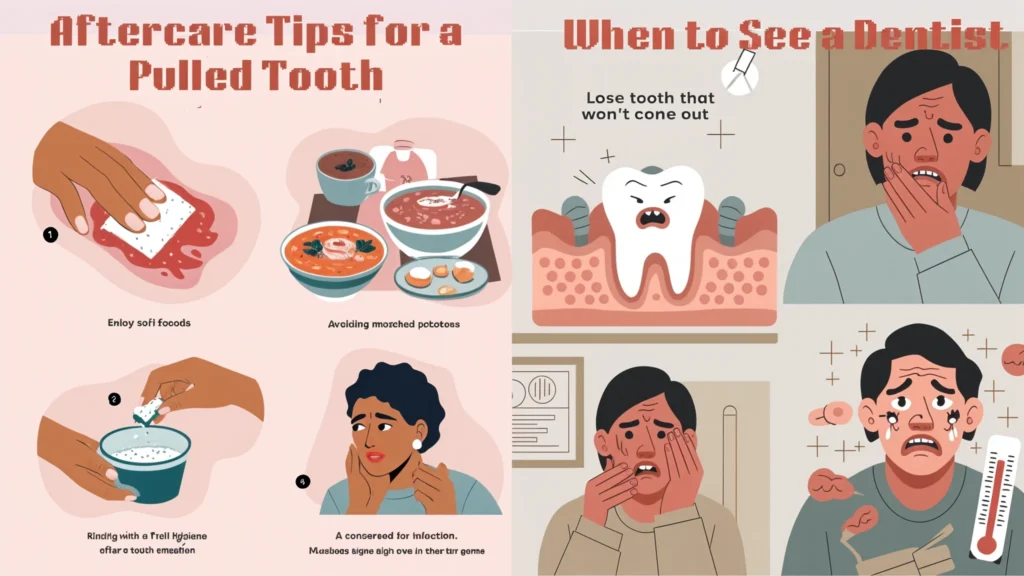 Safe ways to pull a stubborn tooth and aftercare tips