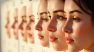 Different nose shapes chart, types of noses in different ethnicities, the most attractive nose shapes