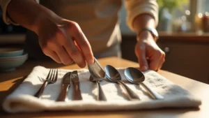 How to Clean Stainless Steel Cutlery That Has Gone Black and Restore Its Shine
