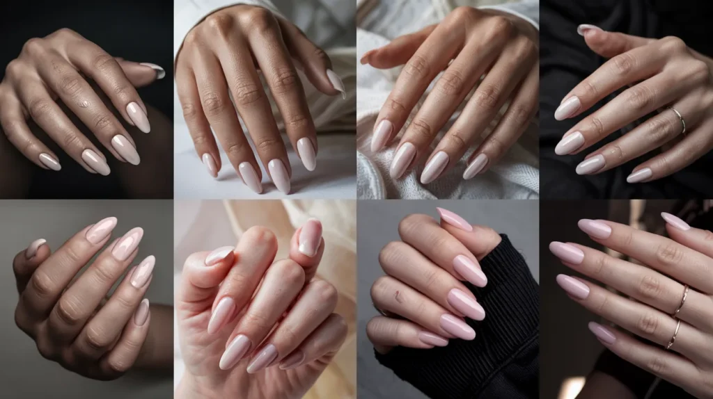 Different nail shapes for various finger types and lifestyles