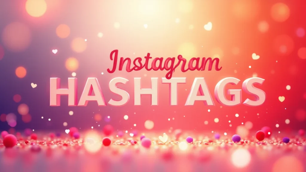 Trendy Instagram-style design with top engagement hashtags and creative hashtag ideas.