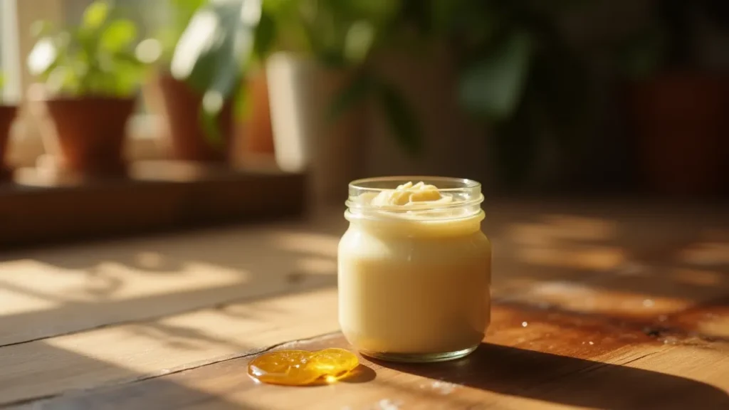 Mayonnaise removing old oil stains from wood table