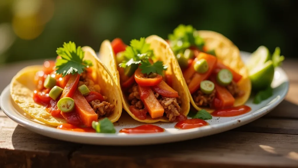How to prepare Spam tacos with Korean-Mexican fusion.
