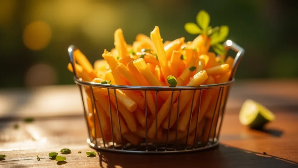 How to prepare crispy Spam fries with zesty dip.