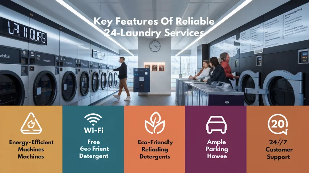 Key_Features_of_Reliable_24_Hour_Laundry_Services Reliable 24-hour laundry services offer clean facilities, advanced equipment, and robust safety measures